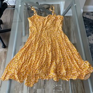 Old Navy Dress - S - Yellow w/ Daisies